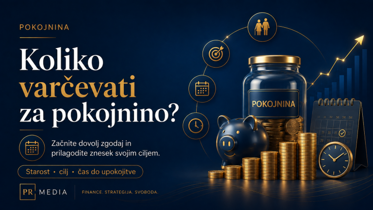 Koliko varčevati za pokojnino – PR Media.